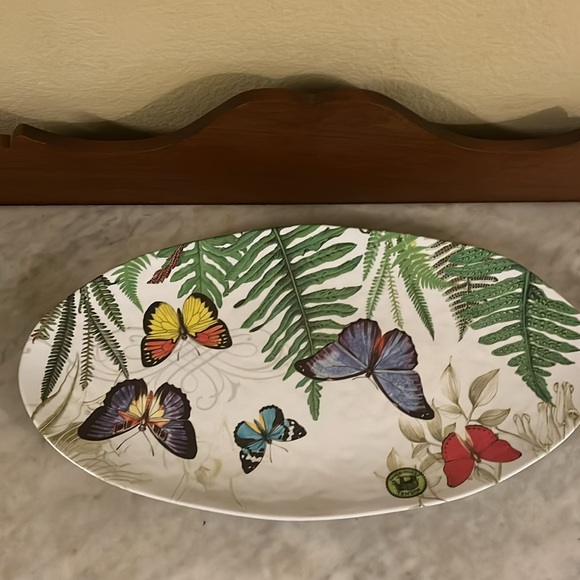 🆕 Michel Design Works Melanie Butterfly 🦋 Platter-19” X 10” - Picture 6 of 8
